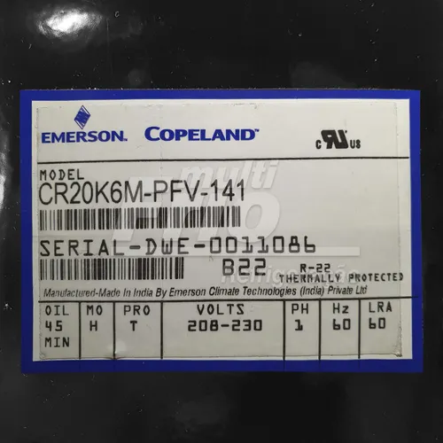 كمبرسور 1.5 طن  CR20K6M-PFV