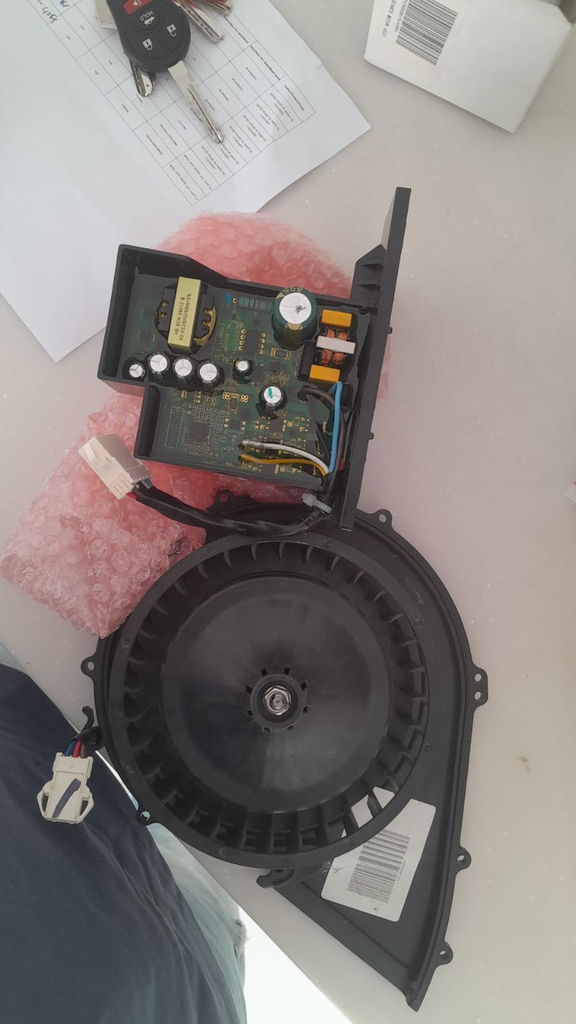 كارت موتور مع موتور البلاور